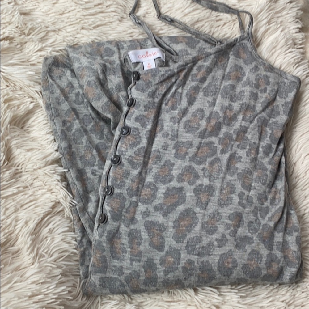 Leopard Print Sleep Jumpsuit